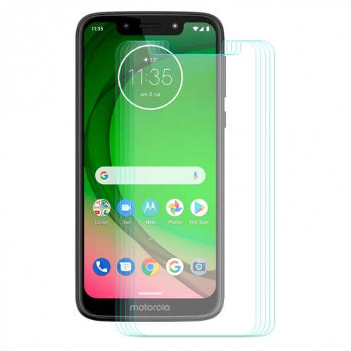 5 PCS ENKAY Hat-Prince 0.26mm 2.5D 9H Film de protection en verre trempé pour Motorola Moto G7 Play SE03101280-09
