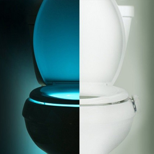 Veilleuse de toilette activée par mouvement, salle de bains de salle de bains de lumière de toilette à LED SH0751940-013