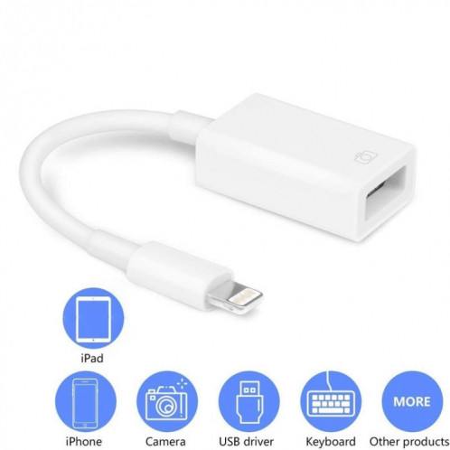 FA-STAR ZS-KL21826 8 broches vers USB 3.0 Adaptateur OTG, Prise en charge IOS 13 et au-dessus SH0901876-016