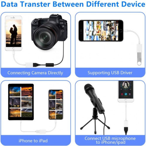 FA-STAR ZS-KL21826 8 broches vers USB 3.0 Adaptateur OTG, Prise en charge IOS 13 et au-dessus SH0901876-016