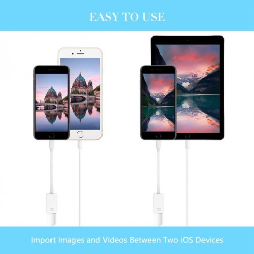 FA-STAR ZS-KL21826 8 broches vers USB 3.0 Adaptateur OTG, Prise en charge IOS 13 et au-dessus SH0901876-016
