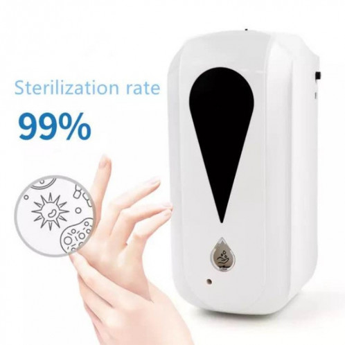 Distributeur de stérilisation goutte à goutte à capteur infrarouge automatique mural 1200 ml (blanc) SH801A950-09