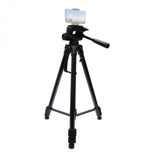 Trépied en direct L-3600 avec cardan d'amortissement en trois dimensions Plaque de dégagement rapide amovible Réglage de la hauteur 62-170 cm pour projecteur de lumière en direct d'appareil photo SLR (noir) SH1416184-08