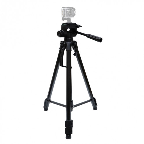 Trépied en direct L-3600 avec cardan d'amortissement en trois dimensions Plaque de dégagement rapide amovible Réglage de la hauteur 62-170 cm pour projecteur de lumière en direct d'appareil photo SLR (noir) SH1416184-08