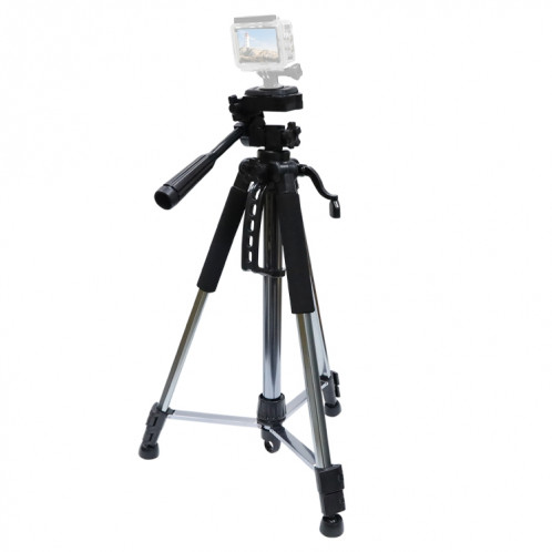 Support de diffusion en direct pour trépied d'appareil photo L-1200 pour téléphones portables, appareils photo, projecteurs Trépied réglable universel 55-148CM (argent) SH1417479-06