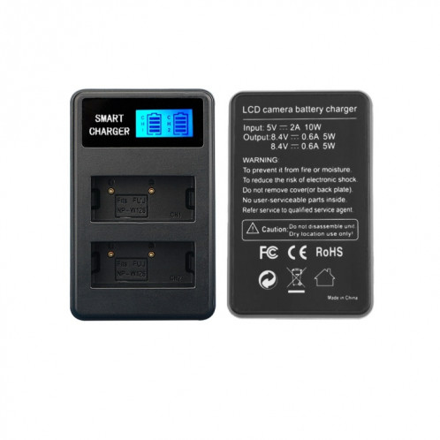 Pour Fujifilm Fuji NP-W126 Smart LCD Display Double Chargeur USB SH14471389-05