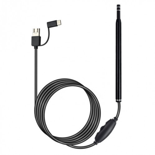 Cire d'oreille d'endoscope numérique de type d'oreille d'otoscope d'inspection numérique 3 en 1 USB HD SH16211401-08