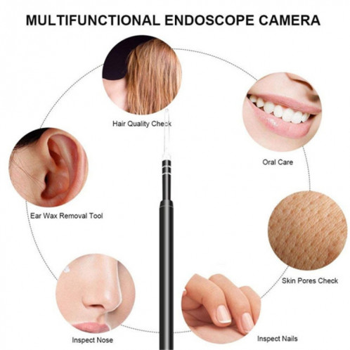 Cire d'oreille d'endoscope numérique de type d'oreille d'otoscope d'inspection numérique 3 en 1 USB HD SH16211401-08