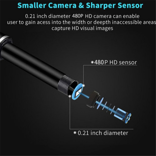 Cire d'oreille d'endoscope numérique de type d'oreille d'otoscope d'inspection numérique 3 en 1 USB HD SH16211401-08