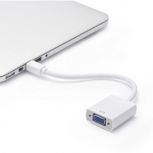 Câble adaptateur mini DP vers VGA, prend en charge 1080P SH21911496-07