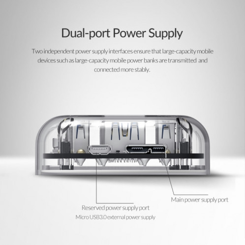 HUB transparent à 4 ports ORICO H4U-U3 SO2814831-011