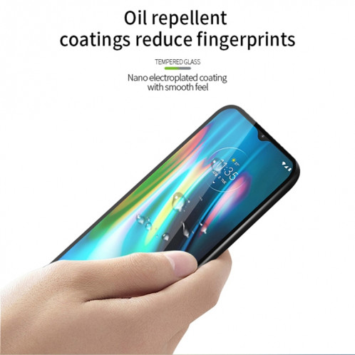 Pour Motorola Moto G9 / G9 Play PINWUYO 9H 2.5D Film en verre trempé plein écran (noir) SP407A625-012