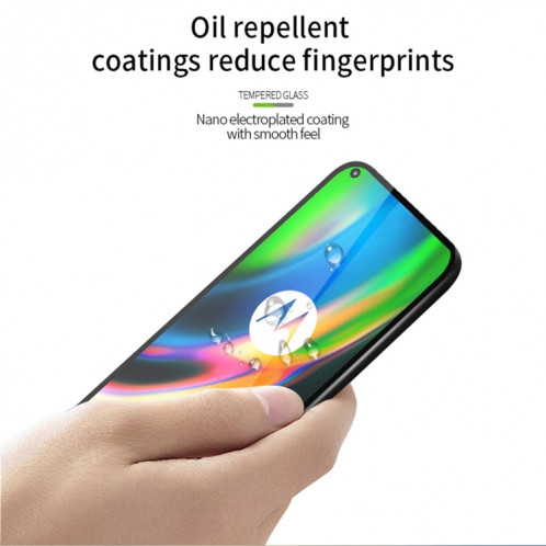Pour Motorola Moto G9 plus Pinwuyo 9H 2.5D Film de verre trempé en plein écran (noir) SP411A1148-012