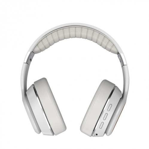VJ320 Bluetooth 5.0 casque sans fil pliable monté sur la tête prend en charge la carte TF avec micro (blanc) SH301D40-020