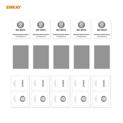 Pour Motorola Moto G 5G 5 PCS ENKAY Hat-Prince 0.26mm 9H 2.5D Film de verre trempé à bord incurvé SE3005147-09