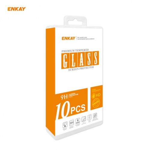 Pour Motorola Moto G 5G 10 PCS ENKAY Hat-Prince 0.26mm 9H 2.5D Film en verre trempé à bord incurvé SE31051761-09