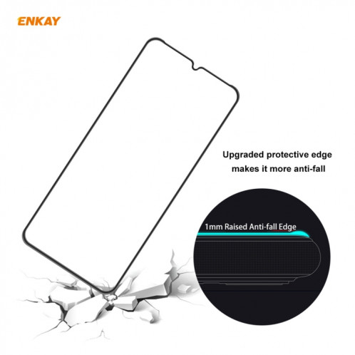 Pour Motorola Moto E7 Plus 5 pièces ENKAY Hat-Prince Anti-goutte colle complète en verre trempé Film plein écran protecteur anti-chute SE60041-08