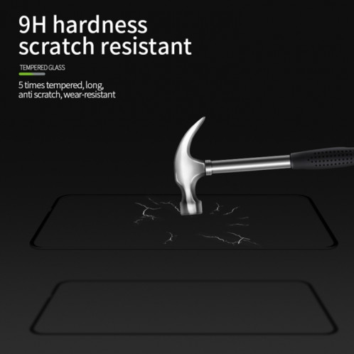 Pour Motorola Moto G9 Plus PINWUYO 9H 3D Film de verre trempé anti-déflagrant plein écran incurvé (noir) SP505A177-012