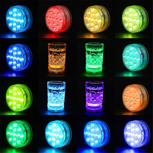 16 couleurs 13 LED lumière sous-marine piscine plongée sous-marine lumière dimmable ventouse lampe sous-marine SH371267-07