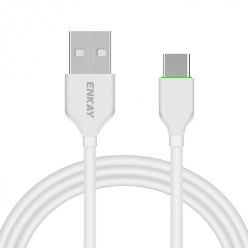 ENKAY Hat-Prince T033 18W 3A QC3.0 adaptateur d'alimentation de charge rapide prise ue chargeur de voyage Portable avec câble 3A 1m type-c SE16021157-09