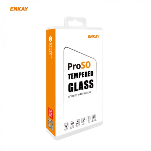 Pour Motorola Moto G9 Plus 5 pièces ENKAY Hat-Prince Anti-goutte colle complète en verre trempé Film plein écran protecteur anti-chute SE9101509-07