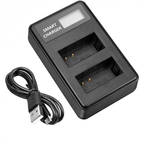 Pour Canon NB-10L Batterie Écran LCD intelligent Chargeur double canal USB SH38181648-05