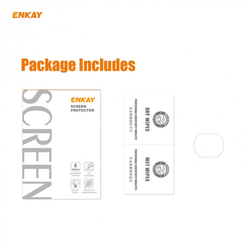 Pour Xiaomi Redmi Note 9 Pro 5G ENKAY Hat-Prince 0.2mm 9H 2.15D bord rond lentille de caméra arrière Film en verre trempé SE3601771-09