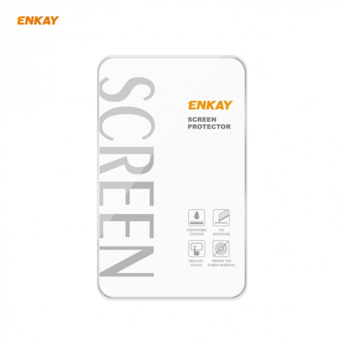 Pour Motorola G9 Plus 10 pièces ENKAY Hat-Prince 0.2mm 9H 2.15D bord rond lentille de caméra arrière Film en verre trempé SE3902649-09