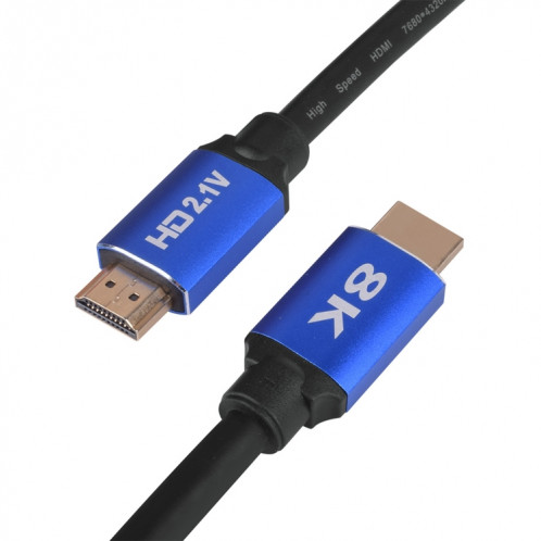 HD08 8K Ultra Clear HDMI 2.1 TV Câble HDMI pour décodeur de projection pour ordinateur, longueur du câble: 2 m SH5504573-08