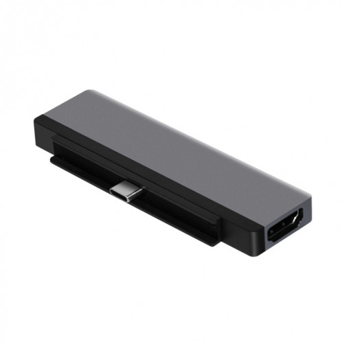 6 en 1 Type-C à HDMI / PD / USB3.0 / Audio / SD & TF Convertisseur de hub pour iPad Pro SH4580833-07