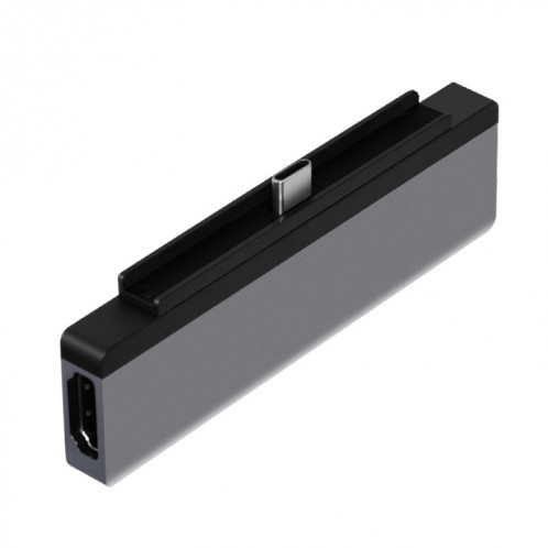 6 en 1 Type-C à HDMI / PD / USB3.0 / Audio / SD & TF Convertisseur de hub pour iPad Pro SH4580833-07