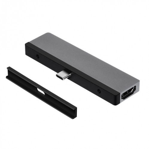 6 en 1 Type-C à HDMI / PD / USB3.0 / Audio / SD & TF Convertisseur de hub pour iPad Pro SH4580833-07