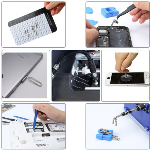 Ensemble d'outils de réparation universelle et de désassemblage de téléphone portable de 160 en 1 SH4684702-09