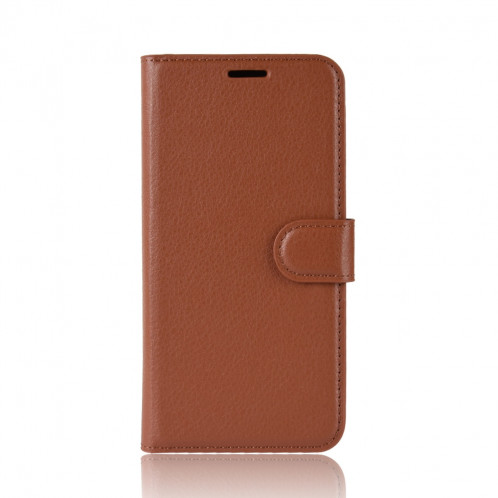 Portefeuille en cuir PU avec support en cuir PU Étui mobile pour iPhone 11 Pro Max (Marron) SH101D1205-08