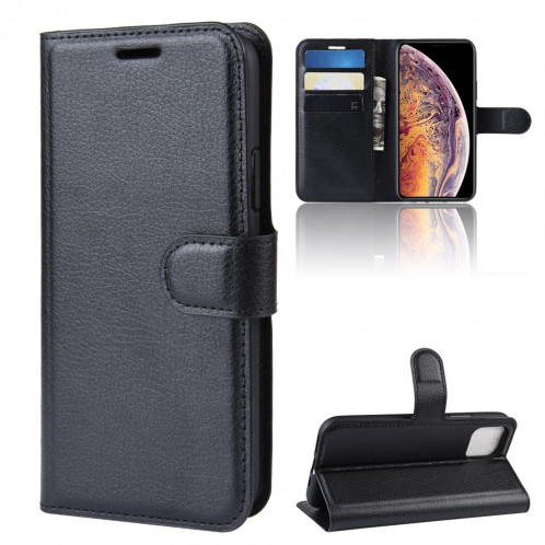 Portefeuille en cuir PU avec support en cuir PU Étui mobile pour iPhone 11 Pro Max (Marron) SH101D1205-08