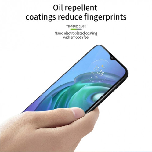 Pour Motorola Moto G10 / G30 Film de verre trempé en plein écran Pinwuyo 9H 2.5D (noir) SP202A1706-08