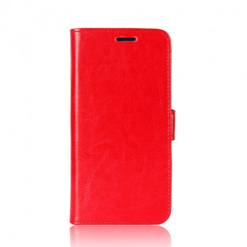 Étui à rabat horizontal en cuir à rabat horizontal R64 Texture pour iPhone 11 Pro Max, avec support et emplacements de cartes et porte-monnaie (rouge) SH501C1779-09