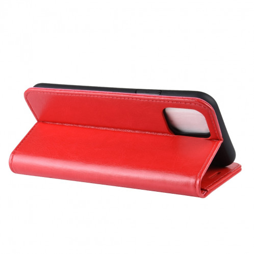 Étui à rabat horizontal en cuir à rabat horizontal R64 Texture pour iPhone 11 Pro Max, avec support et emplacements de cartes et porte-monnaie (rouge) SH501C1779-09