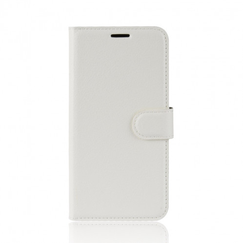 Portefeuille en cuir PU avec support en cuir PU Étui mobile pour iPhone 11 Pro (Blanc) SH901B136-08