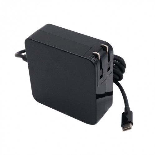 65W 20V 3.25A Carré Carré Portable Type-C Power Adapter, US Plug SH503865-07
