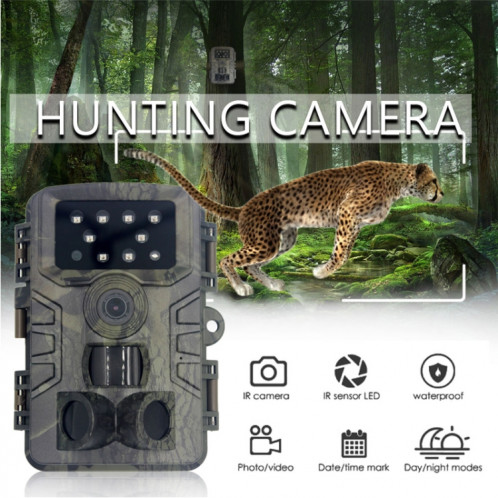 PR700 1080P Caméscope de vision de la caméra de la caméra de chasse de la faune de la faune de la faune de la faune pour le déclencheur de balayage de suivi extérieur SH5180633-07