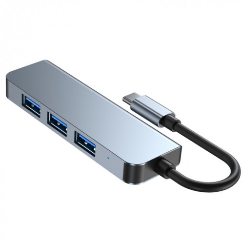 4 en 1 Type-C à 3 ports USB 2.0 + Hub USB 3.0 Port Network SH5182792-04