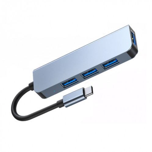 4 en 1 Type-C à 3 ports USB 2.0 + Hub USB 3.0 Port Network SH5182792-04