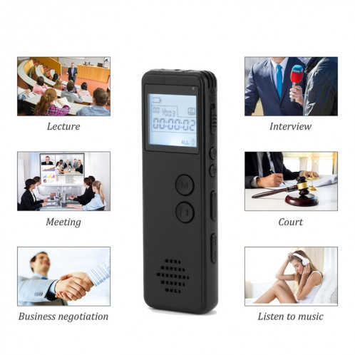 SK-299 Mémoire de grande capacité MP3 Enregistrement vocal mp3 Player Enregistrement vocal pour rencontrer les fournitures électroniques de classe SH5304200-07