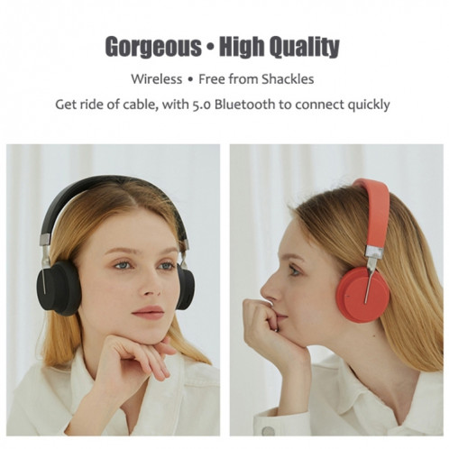 P3 Wireless 5.0 Super Bass HIFI Casque de jeu stéréo avec microphone, support TF / FM / AUX (vert) SH101A1827-07