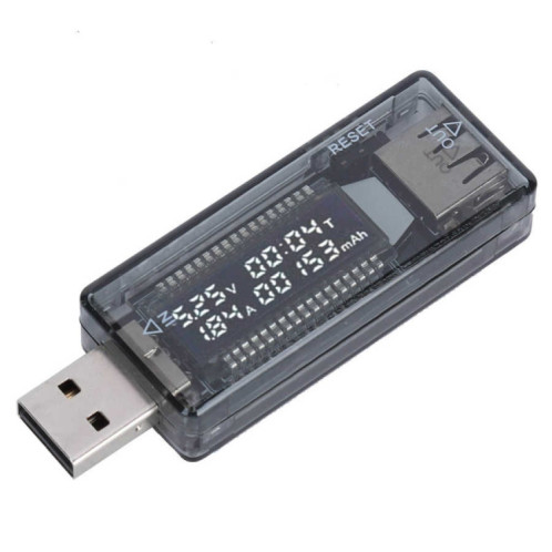 KWS-V21 QC2.0 Détecteur de charge de la tension de courant USB, multimètre, compteur de capacité de puissance SH53601791-06