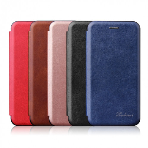 Pour iPhone 13 tension intégrée texture rétro texture magnétique tpu + étui en cuir PU avec fente et support de carte (rouge) SH303B923-07