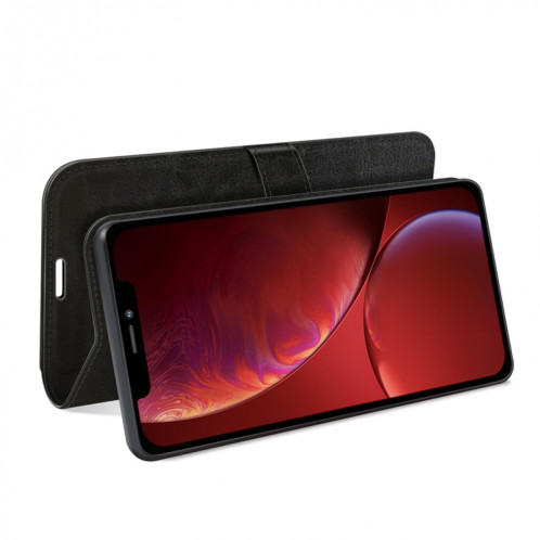 Texture R64 Étui de protection horizontal simple Horizontal avec support & Card Slots & Portefeuille et cadre photo pour iPhone 13 (noir) SH701A769-07