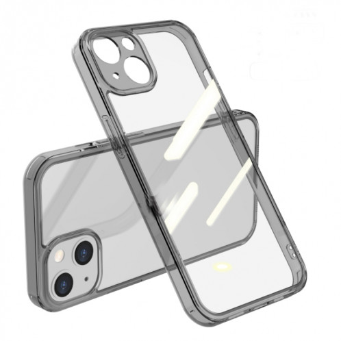 Verre trempé transparent élevé + TPU Case antichoc pour iPhone 13 Pro (Noir) SH602A501-08