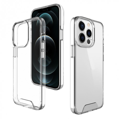 High Transparent acrylique + TPU Case antichoc pour iPhone 13 (transparent) SH703A322-07
